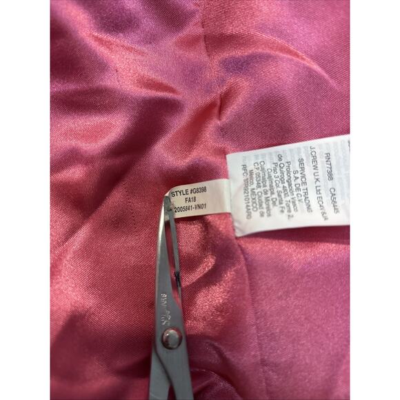 J Crew Kids Silky Warm Plush Sherpa Fleece Pink Satin Preppy Gold Tone Vest 8 - Picture 4 of 8